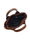Luisa Vannini Borsa Tote FREYA in pelle naturale-Cognac