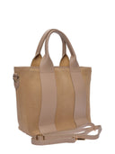 Luisa Vannini Borsa Tote FREYA in vera pelle-tortora
