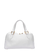 Roberta M borsa a mano NYX pelle naturale-bianco