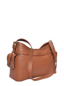 Roberta M Borsa a tracolla RODICA in vera pelle-Cognac