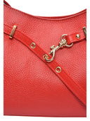 Roberta M Borsa a tracolla RODICA in vera pelle-Rosso