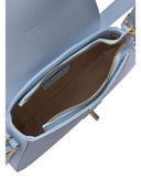 Roberta M borsa baguette ARIADNA in vera pelle-Azzurro