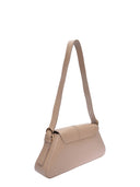 Borsa baguette ARIADNA in vera pelle color tortora di Roberta M