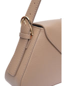 Borsa baguette ARIADNA in vera pelle color tortora di Roberta M