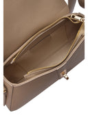 Borsa baguette ARIADNA in vera pelle color tortora di Roberta M