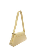 Roberta M borsa baguette ARIADNA in vera pelle-Giallo