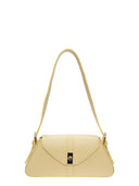 Roberta M borsa baguette ARIADNA in vera pelle-Giallo