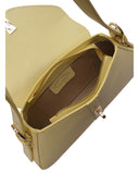 Roberta M borsa baguette ARIADNA in vera pelle-Giallo