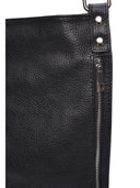 Roberta M Borsa a tracolla LAETITIA vera pelle-Nero