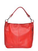 Roberta M Borsa a tracolla LAETITIA in vera pelle - Rosso