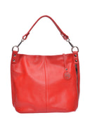 Roberta M Borsa a tracolla LAETITIA in vera pelle - Rosso