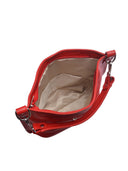 Roberta M Borsa a tracolla LAETITIA in vera pelle - Rosso