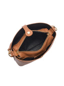 Borsa a sacco in vera pelle Roberta M RUXANDRA - Cognac