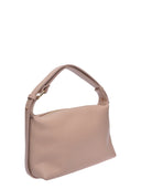 Roberta M Borsa a tracolla ROSA in vera pelle - Rosa cipria