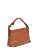 Roberta M Borsa a tracolla ROSA in vera pelle-Cognac