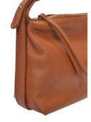 Roberta M Borsa a tracolla ROSA in vera pelle-Cognac