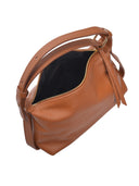 Roberta M Borsa a tracolla ROSA in vera pelle-Cognac
