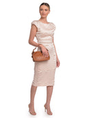 Roberta M Borsa a tracolla ROSA in vera pelle-Cognac