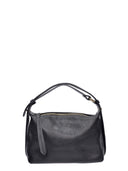 Roberta M Borsa a tracolla ROSA in vera pelle-Nero