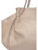 Roberta M Borsa a tracolla LISETTE in vera pelle - beige