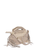 Roberta M Borsa Tote HARPER pelle naturale-beige