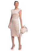 Roberta M Borsa Tote HARPER pelle naturale-beige