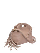 Roberta M Borsa a spalla HARPER pelle naturale-Rosa cipria