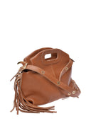 Roberta M Borsa a Spalla HARPER in pelle naturale-cognac
