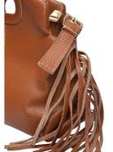 Roberta M Borsa a Spalla HARPER in pelle naturale-cognac