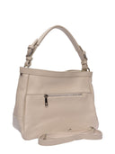 Roberta M Borsa a tracolla JOANNA in vera pelle-beige