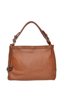 Roberta M Borsa a tracolla JOANNA in vera pelle - cognac