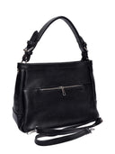 Roberta M Borsa a tracolla JOANNA in vera pelle - Nera