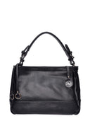 Roberta M Borsa a tracolla JOANNA in vera pelle - Nera