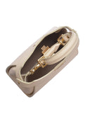 Roberta M borsa a mano AMALIE vera pelle-beige