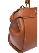 Roberta M borsa a mano AMALIE pelle naturale-cognac