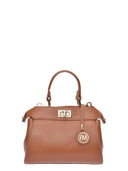 Roberta M borsa a mano AMALIE pelle naturale-cognac