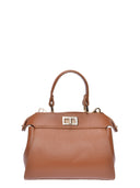 Roberta M borsa a mano AMALIE pelle naturale-cognac