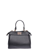 Roberta M borsa a mano AMALIE pelle naturale-Nero