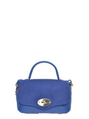 Borsa a mano CLARISSE in vera pelle Roberta M - Blu jeans