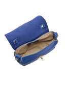 Borsa a mano CLARISSE in vera pelle Roberta M - Blu jeans
