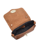 Roberta M borsa a mano CLARISSE pelle naturale-Cognac