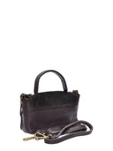 Roberta M borsa a mano CLARISSE pelle naturale-Marrone Scuro