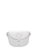 Roberta M Geanta postas DALIA piele naturala-alb