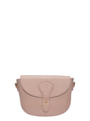 Roberta M Borsa a tracolla DALIA in vera pelle - Rosa cipria