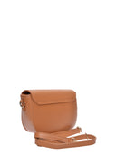 Roberta M Borsa a tracolla DALIA in vera pelle - Cognac