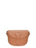 Roberta M Borsa a tracolla DALIA in vera pelle - Cognac