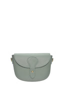 Roberta M Geanta postas DALIA piele naturala-Verde menta