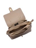 Roberta M borsa baguette ANEMONE pelle naturale-tortora