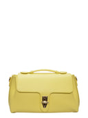Roberta M borsa baguette ANEMONE pelle naturale-Giallo limone