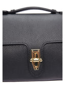 Roberta M borsa baguette ANEMONE pelle naturale-Nero